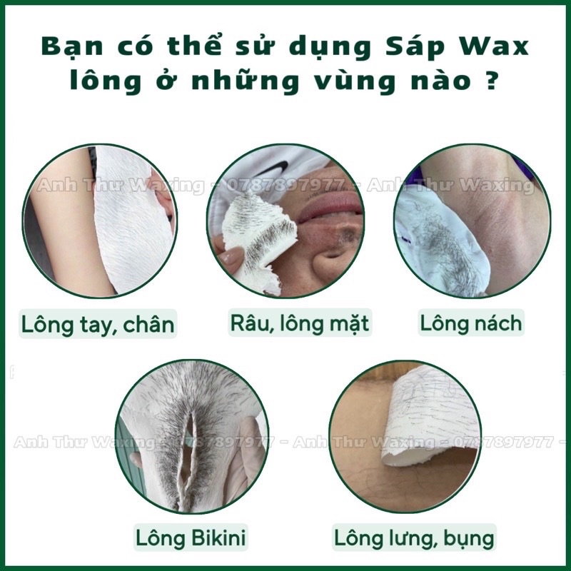 300G SÁP WAX LÔNG NÓNG  HẠT VỤN  CAO CẤP