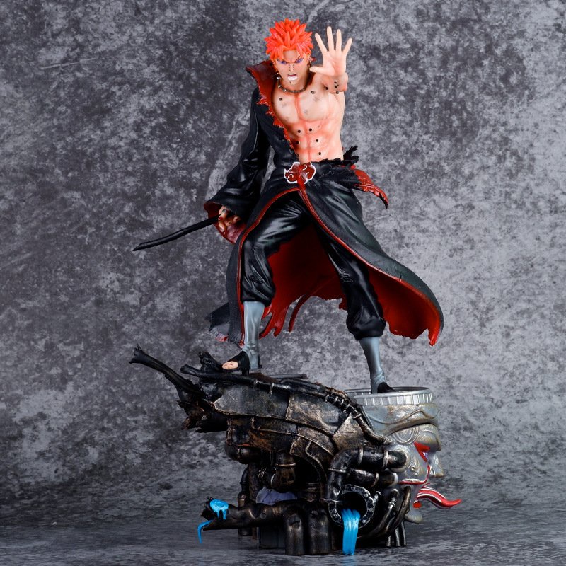Mô hình Naruto nhân vật Pain đẫm máu cao 33cm fullbox màu, Figure Pain fullbox màu