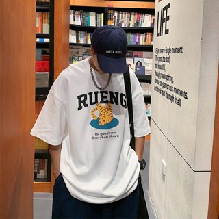 Áo thun tay lỡ unisex RUENG