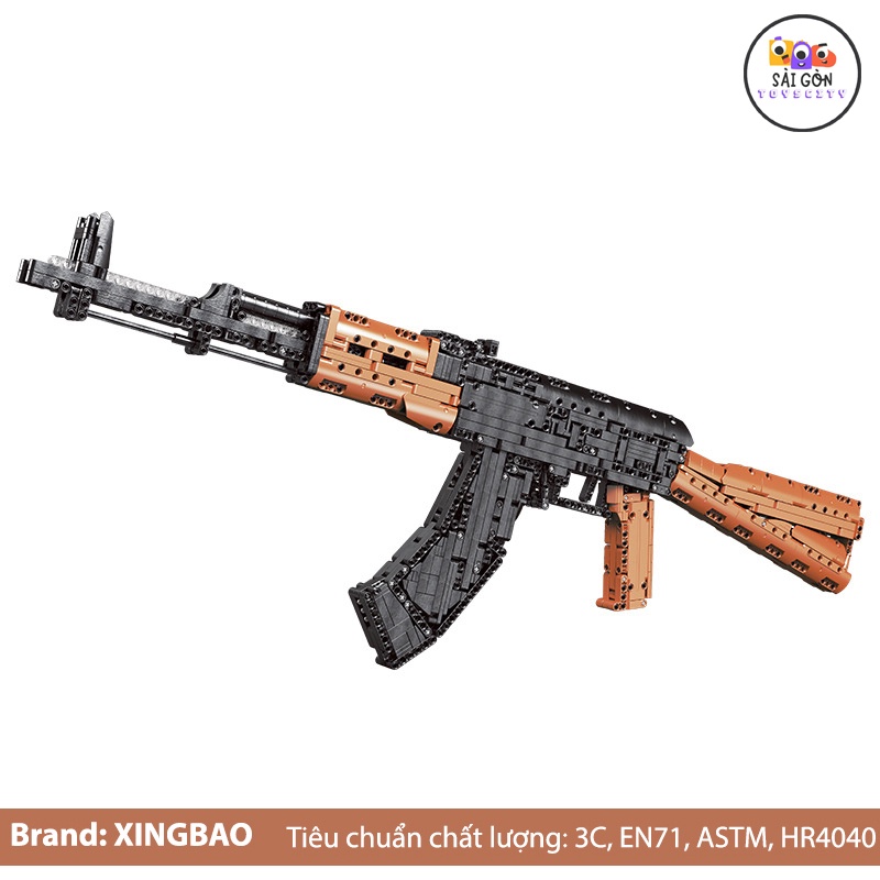 Đồ Chơi Lắp Ráp Mô Hình PUBG Súng AK47 XINGBAO XB-24006 Với 1393 PCS