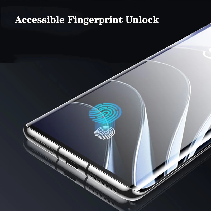 Bộ Kính Cường Lực Dán Màn Hình Cong Nano Chống Tia UV Cho Xiaomi Mi 13 12 Pro 11 10 Ultra Note 10 Lite Pro