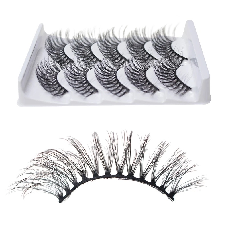 Bộ 5 Cặp Lông Mi Giả 3D Dài Và Dày Tự Nhiên Màu Đen