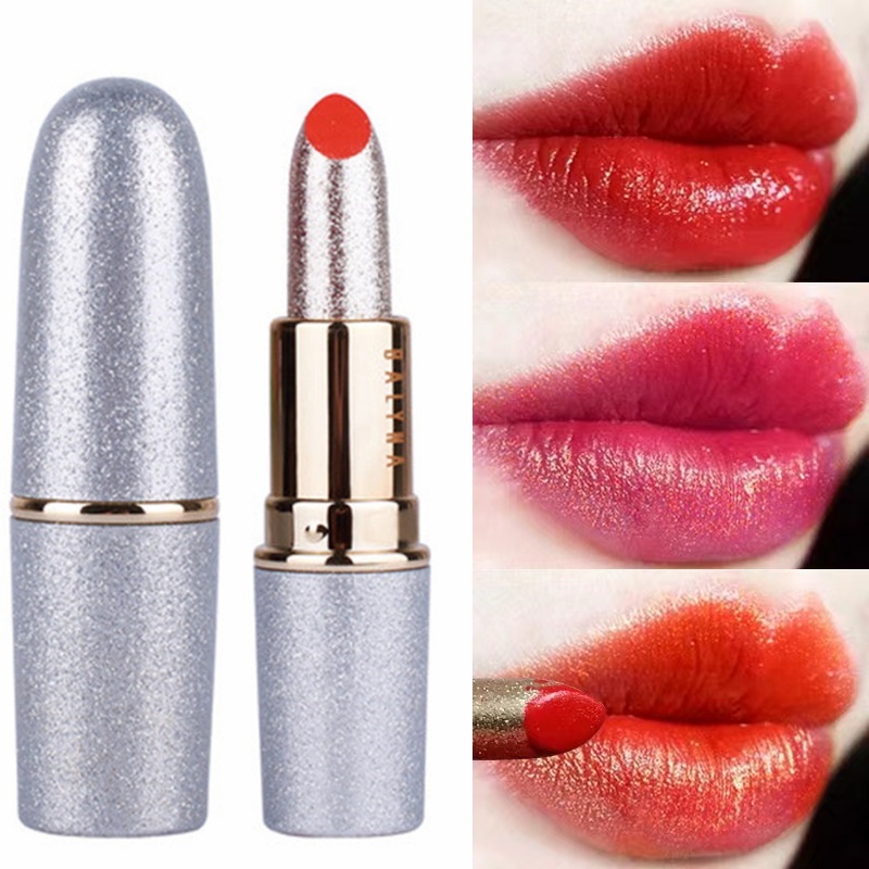 1 Son Môi BALYNA 3 Màu Tùy Chọn Chống Nước Lâu Trôi Không Dính Cốc