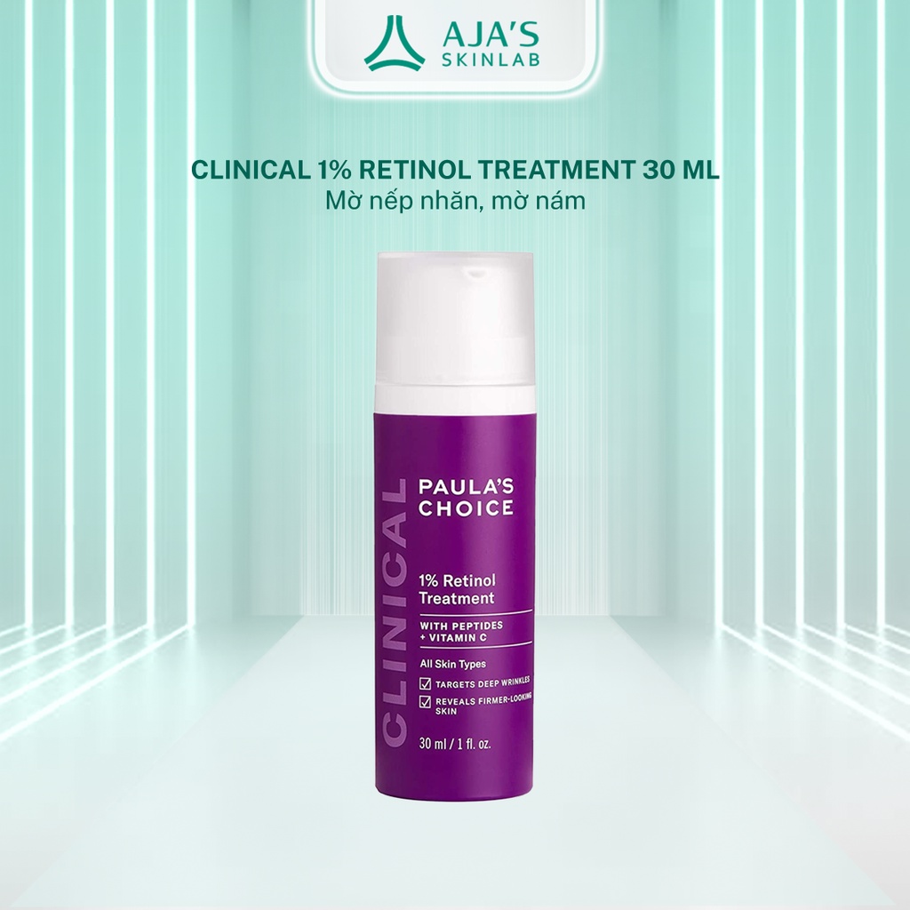 Tinh chất làm mờ nám và nếp nhăn Paula’s Choice Clinical 1% Retinol Treatment 30 ml