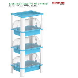 (Q.5) Kệ chén nắp Đại Đồng Tiến (4 tầng)