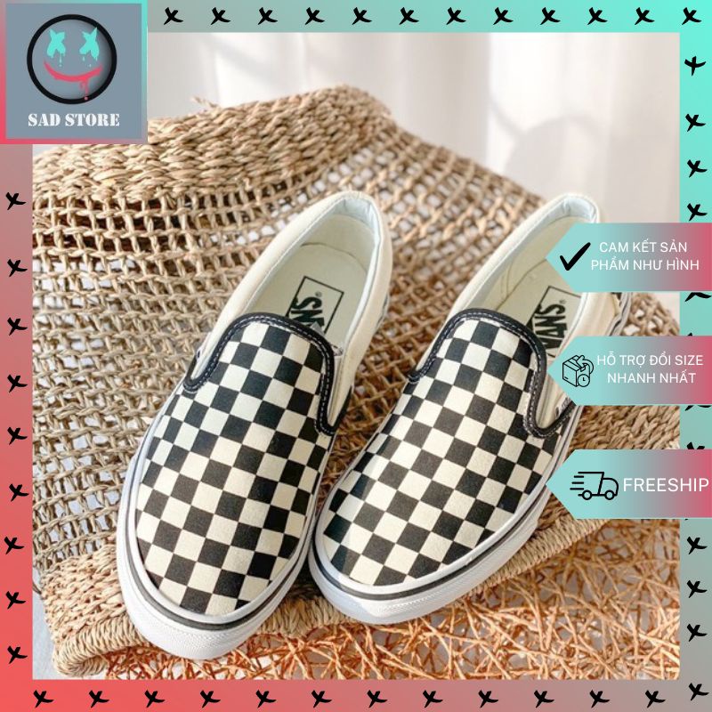 Giày Vans Nam Nữ, Giày Vans Đen Buộc Dây Thời Trang Full Box Bill Hàng Đẹp