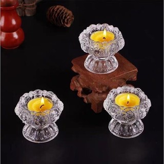 Đế Nến Thuỷ Tinh 8 Cát Tường
