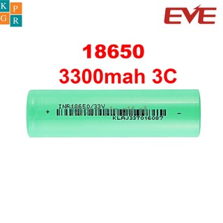 Cell 18650 eve li-ion 3.7v 3300mah 3c - xả 10a