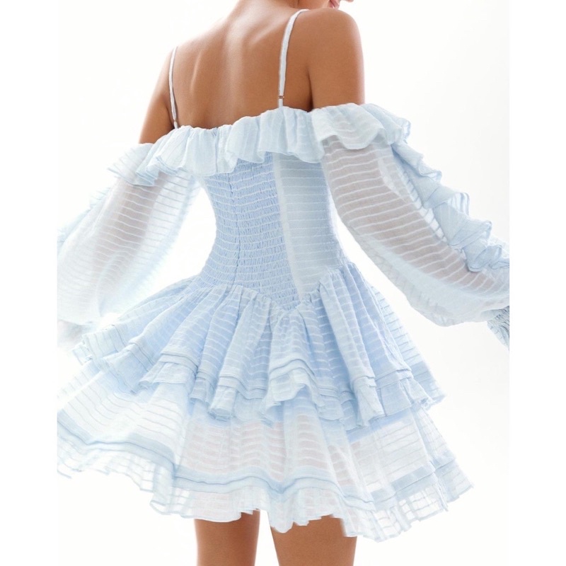 Pass váy ononmade baby blue size S