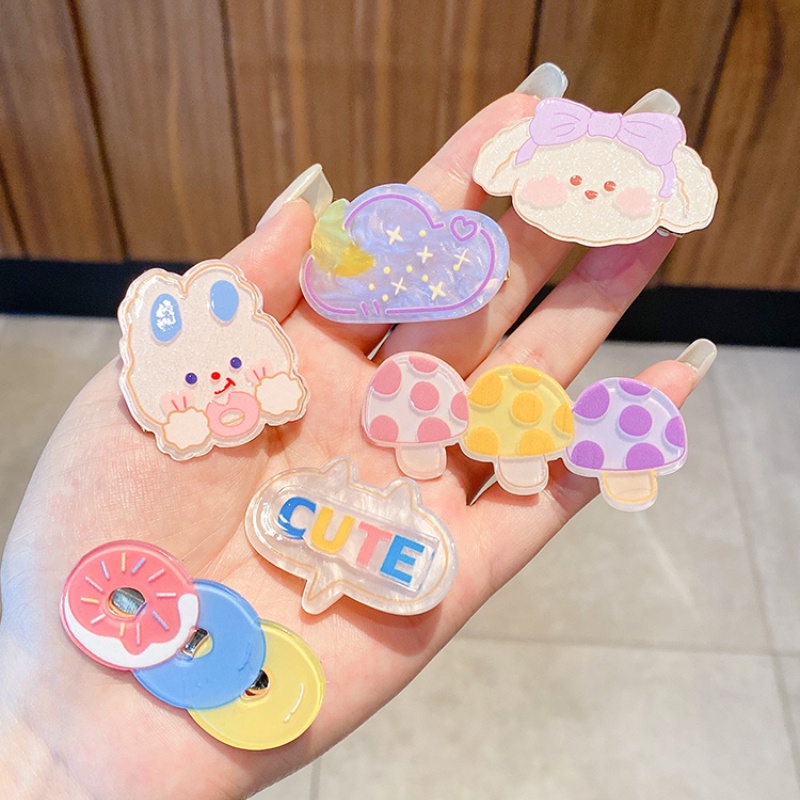 Set 3 Kẹp Tóc Hình Thỏ Dễ Thương Cho Bé Gái