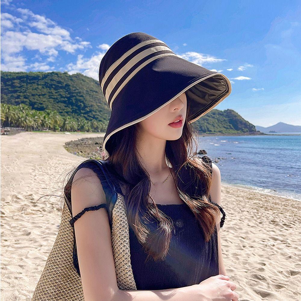 Mũ Bucket Chất Liệu Cotton Thoáng Khí Thời Trang Mùa Hè Cho Nữ