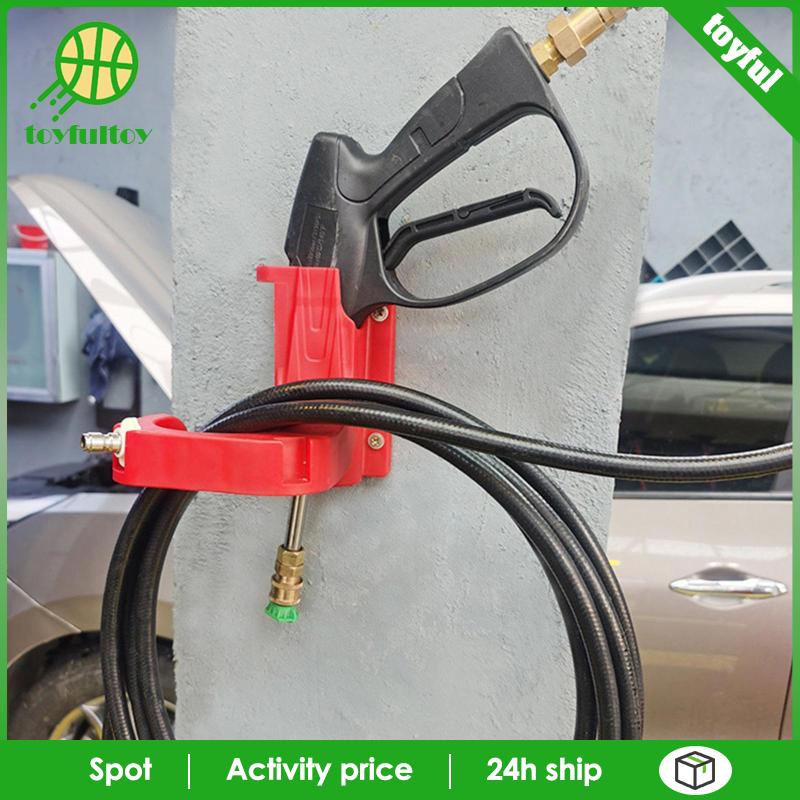 Cuộn Ống Nước Màu Đỏ Gắn Tường / Garage Tiện Dụng