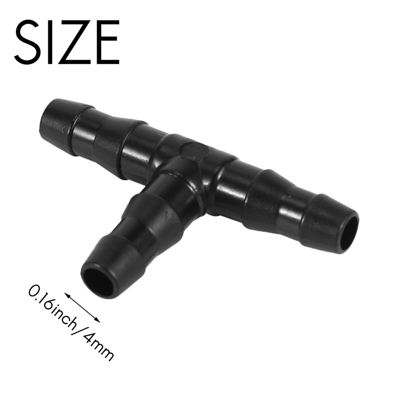 Set 100 Đầu Nối Chữ T 1 / 4 inch Nhỏ Giọt (Ống Chữ T 4 / 7mm) Thông Dụng Cho Hệ Thống Tưới Nước