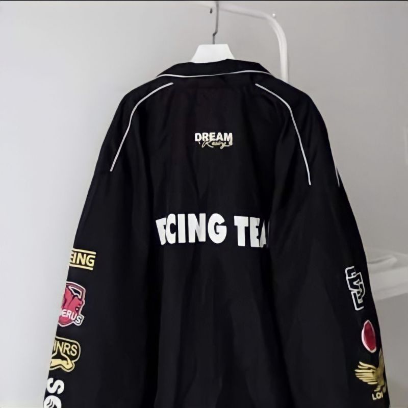 Áo Khoác Vải Dù Vintage In Chữ Dream Achines Phong Cách Racing Cực Chất - AZURA Store