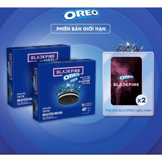 Oreo BlackPink Hộp giấy TO 303.6g Vanilla - 1 Card bo góc BlackPink