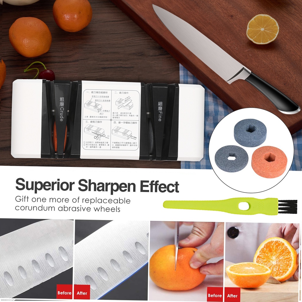 Máy Mài Dao Tự Động 15 Bánh Kèm 3 Bánh Thay Thế