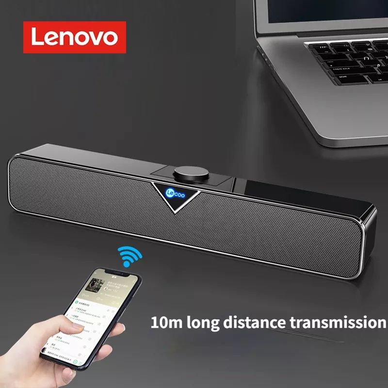 Loa Bluetooth soundbar Lenovo L102 , âm thanh nổi 4D, Hi-Fi,  mẫu mới 2022.