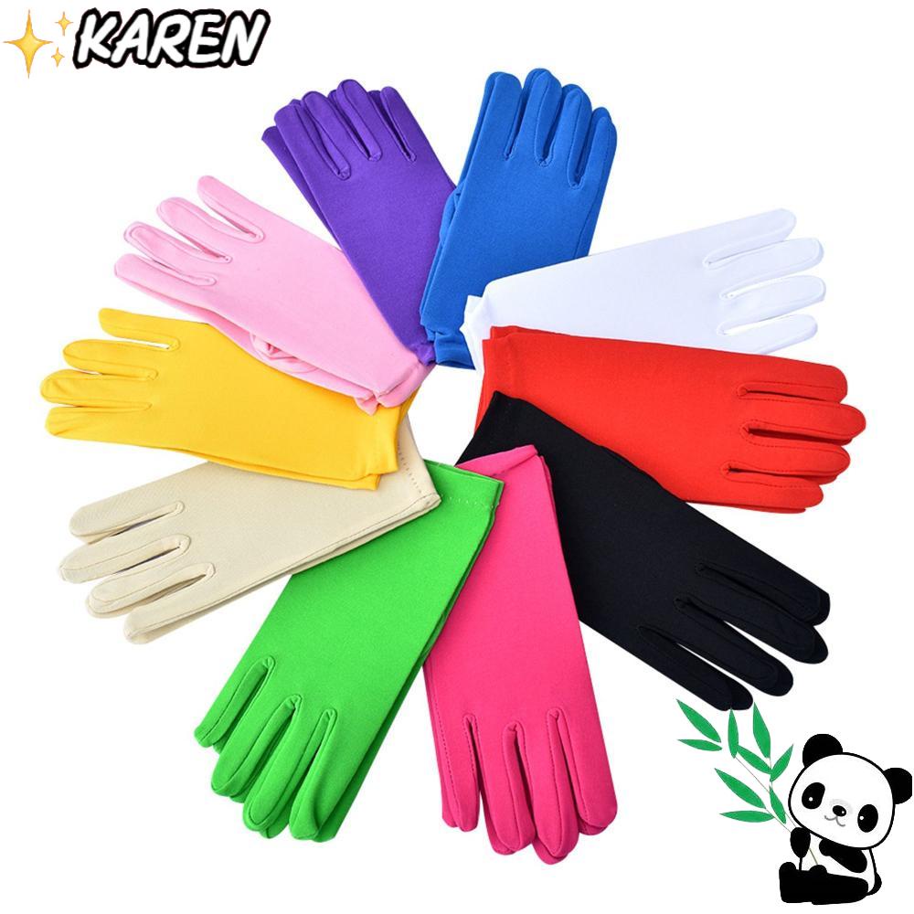 Găng Tay Chống Trượt Bằng Lụa Sữa Cao Cấp Thời Trang Cho Nữ