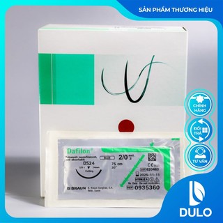 Chỉ phẫu thuật Dafilon 2/0 ( Combo 6 sợi)
