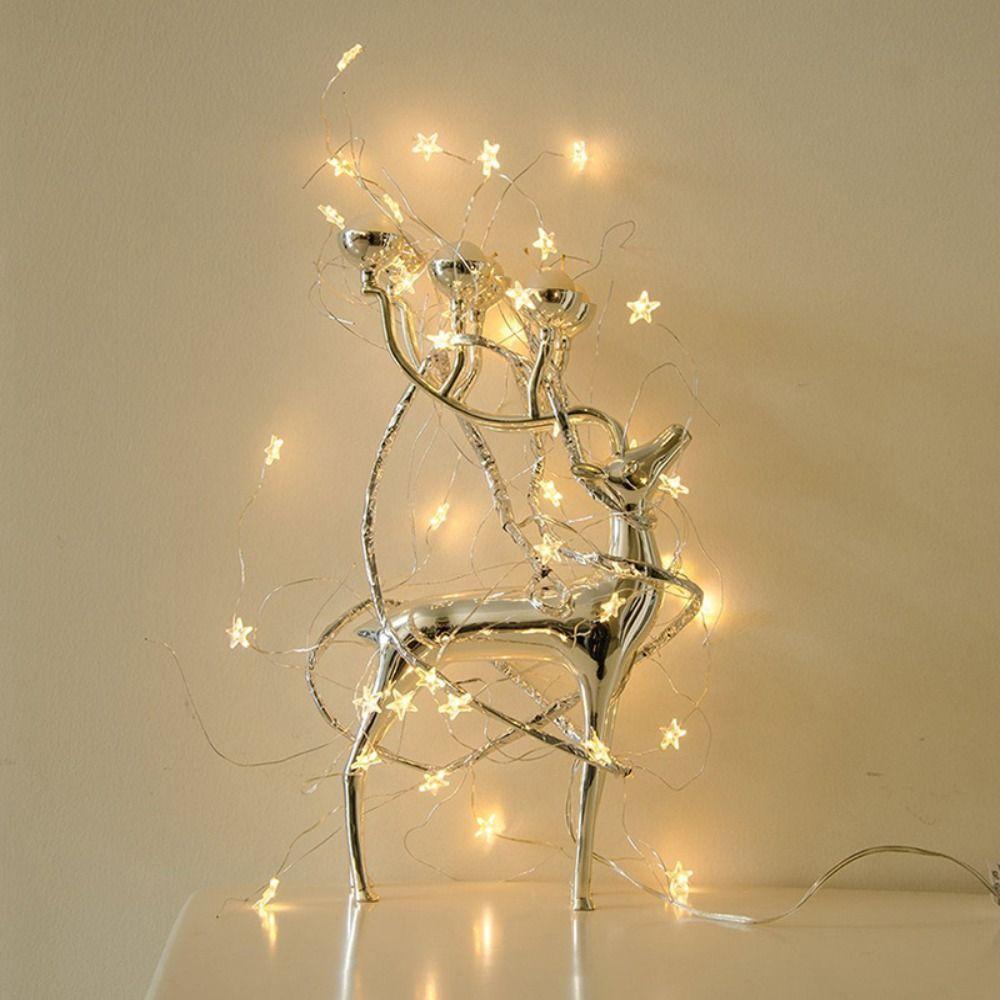 Đèn LED Trang Trí Hình Ngôi Sao Chạy Pin Độc Đáo