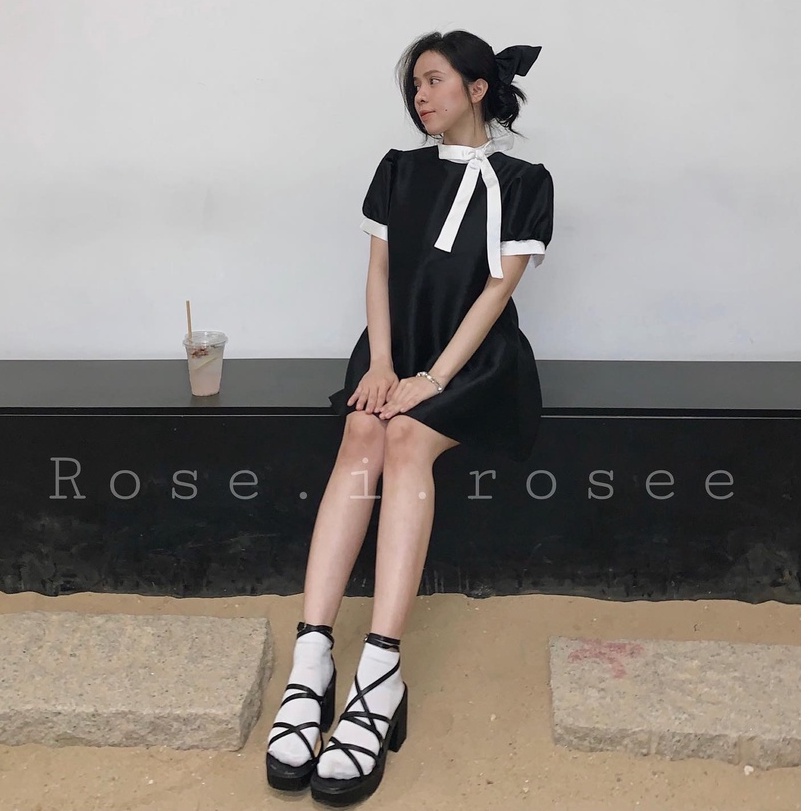 Nona Dress mẫu đầm nơ đơn giản dễ phối đồ