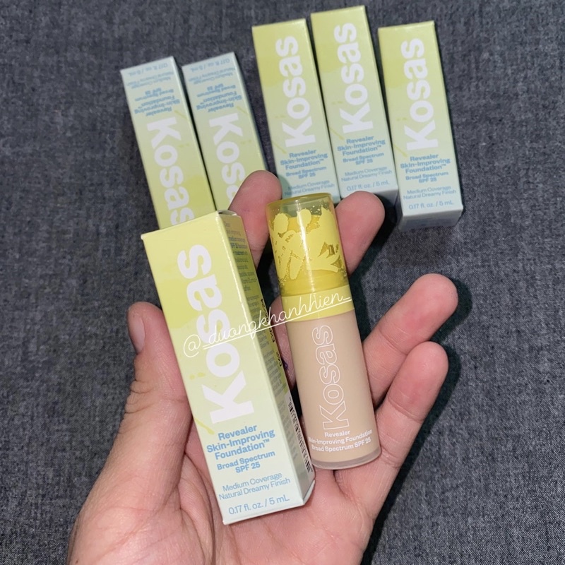 [ Mini 5ml ] Kem nền siêu thích Kosas Revealer Skin-Improving