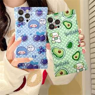Ốp Điện Thoại TPU Mềm Hình Cô Gái Và Quả Bơ Cho iPhone 14 14Pro 11 13 12 Pro MAX iPhone7 8 Plus 6s Plus XR 14Plus XS MAX
