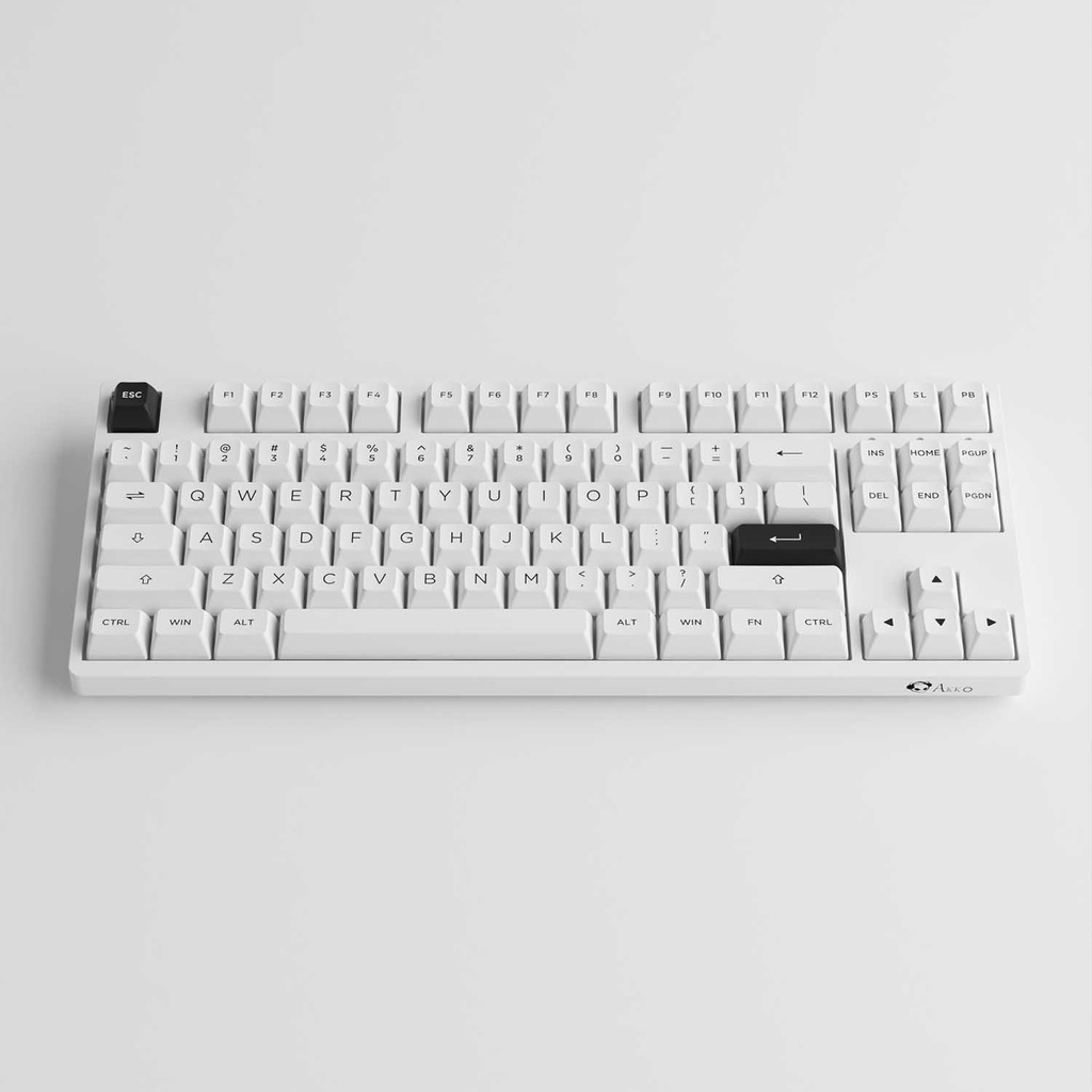 Bàn phím cơ AKKO 3087 RF Black on White
