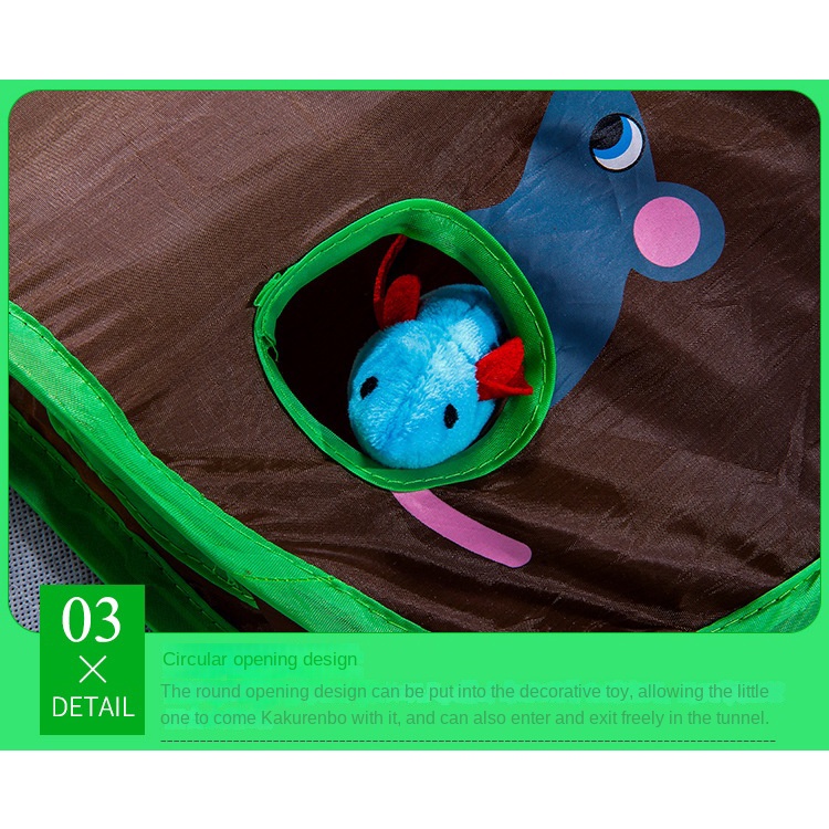 Gậy Đồ Chơi Bắt Chuột Chín Lỗ Có Chuông Âm Thanh Vui Nhộn Cho Mèo Cưng