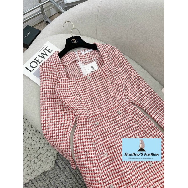 Đầm dạ thiết kế đính đá sang chảnh