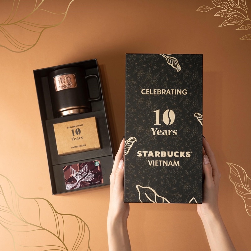 [Authentic] STARBUCKS BỘ QUÀ TẶNG 10TH YEAR ANNIVERSARY GIFT SET CỰC HIẾM