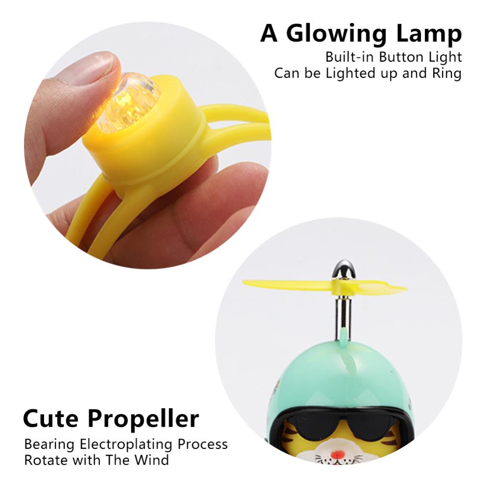 Cánh Quạt Gió Hình Chú Hổ Nhỏ Dễ Thương Trang Trí Xe Đạp H6J7