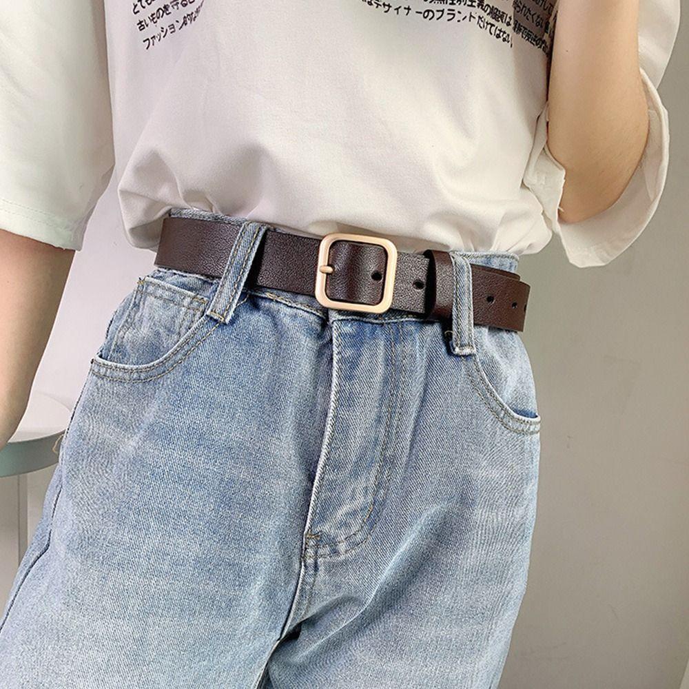 WATTLE Thắt Lưng Da Kiểu Dáng Đơn Giản Hợp Thời Trang