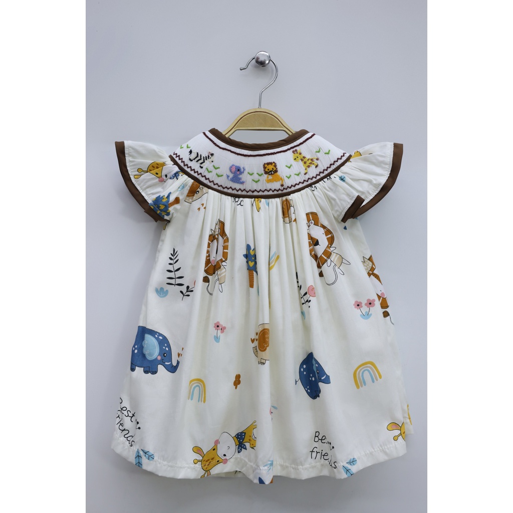 ĐẦM SMOCK CON THÚ HÌNH