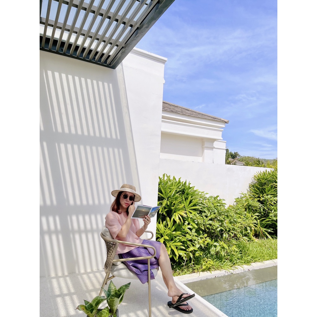 Quần short váy ống rộng, chất liệu lò xo - Quần đùi ngang gối freesize 90kg