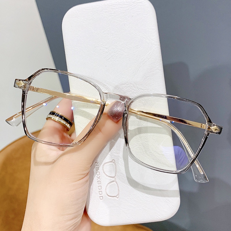 Kính Mát TR90 Gọng Kim Loại Chống Ánh Sáng Xanh Thời Trang Cho Nữ