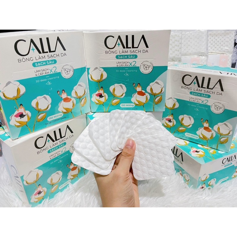 Bông tẩy trang làm sạch da Bạch Tuyết