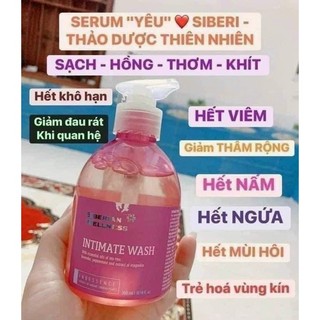 Dung dịch vệ sinh phụ nữ Siberi, gel vệ sinh phụ nữ siberi