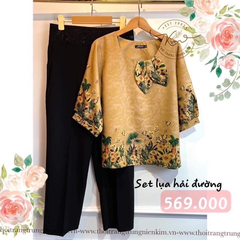 ÁO LỤA HẢI ĐƯỜNG SANG TRỌNG