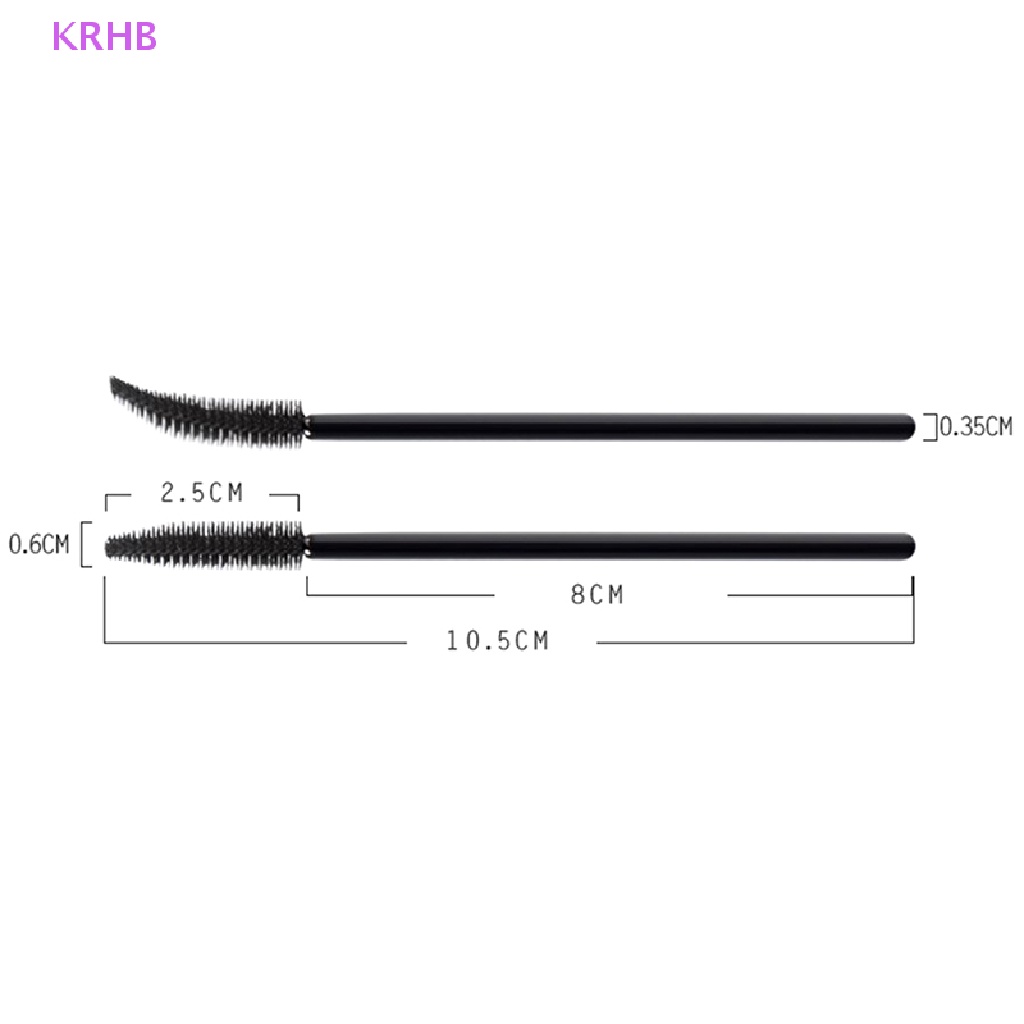 Set 50 Cọ Chuốt Lông Mi Bằng Silicone Tiện Dụng Chất Lượng Cao Mới