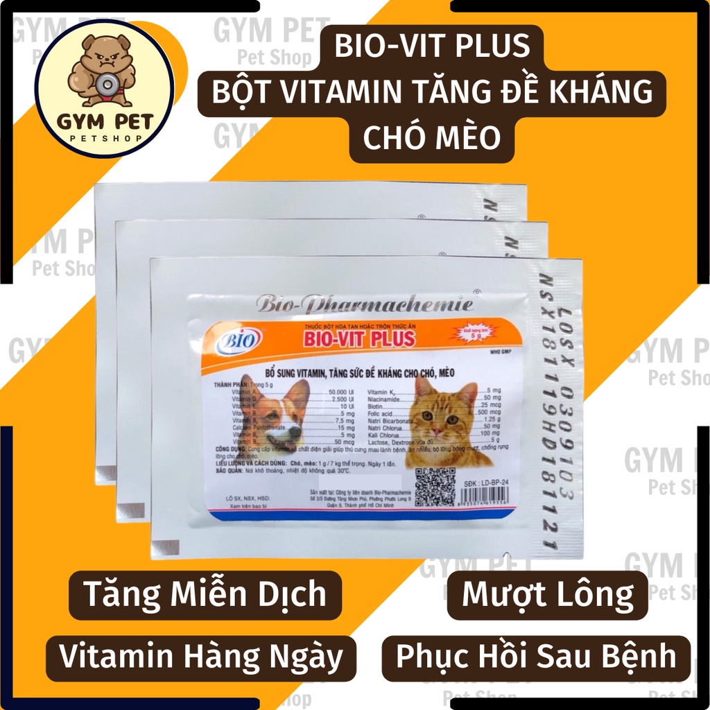 Bio-Vita Plus Bổ Sung Vitamin Tăng Đề Kháng Chó Mèo bio_vita