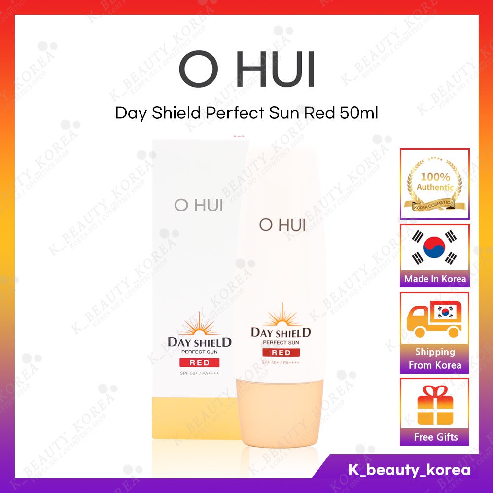 Day Shield Kem Chống Nắng Bảo Vệ Hàng Ngày Màu Đỏ 50ml SPF50 + / PA + + + /