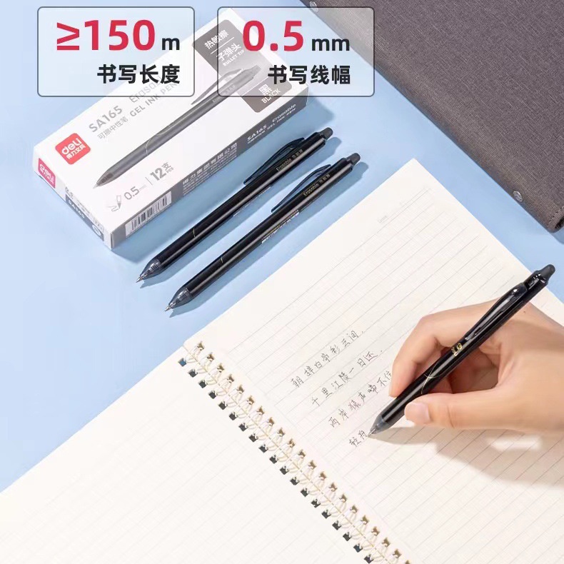 Bút Mực Đen Ngòi 0.5mm Có Thể Xóa Được