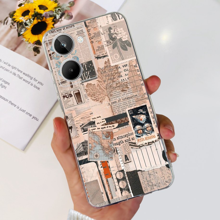 Ốp Điện Thoại TPU Trong Suốt Họa Tiết Hoạt Hình Cho Realme 10 Pro Plus 2022 RMX3687 RMX3686 Realme10 Pro 10Pro +