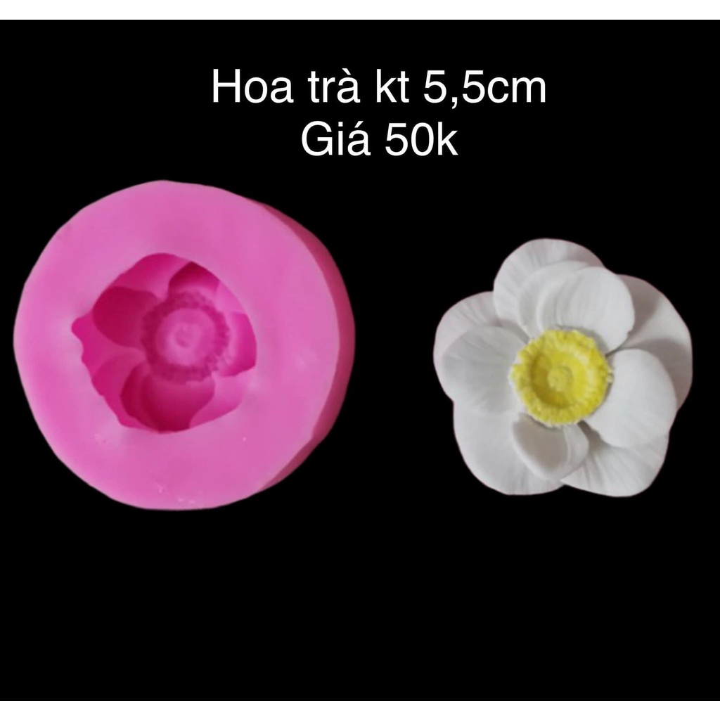 Khuôn silicon hoa trà
