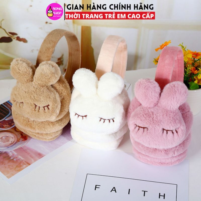 Bịt tai trẻ em, chụp tai giữ ấm cho bé gái họa tiết dễ thương nhiều màu sắc đáng yêu 3 - 10 tuổi