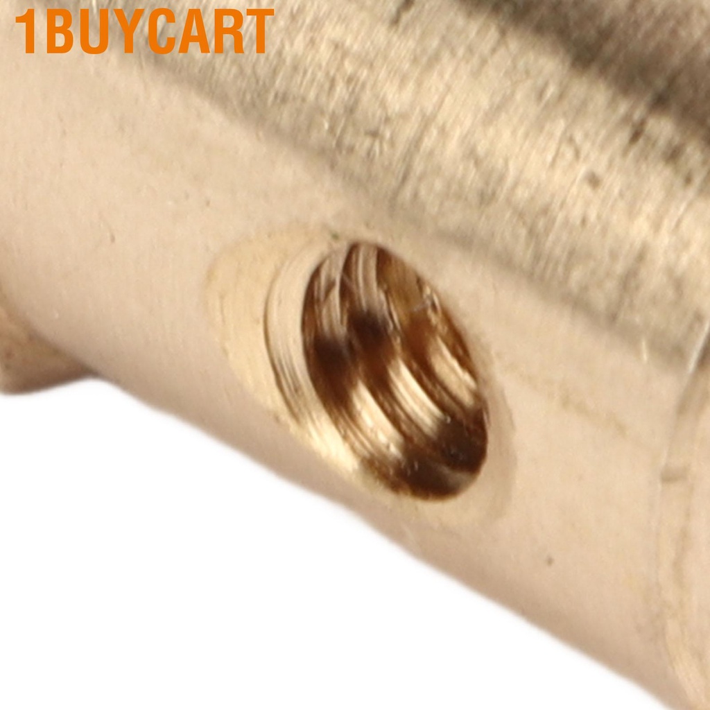 1buycart 10 Pcs Hex Shaft Coupling 5mm Inner Diameter Brass Flexible Coupler Joint for RC Motor Car Tires