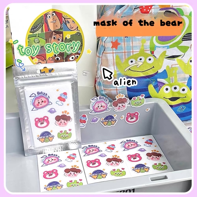 Sticker dán Khẩu trang kháng khuẩn - giảm mùi