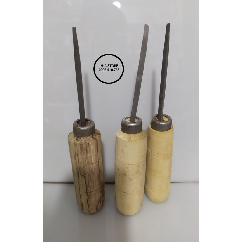 Dũa tam giác 3 cạnh 4inch cán gỗ