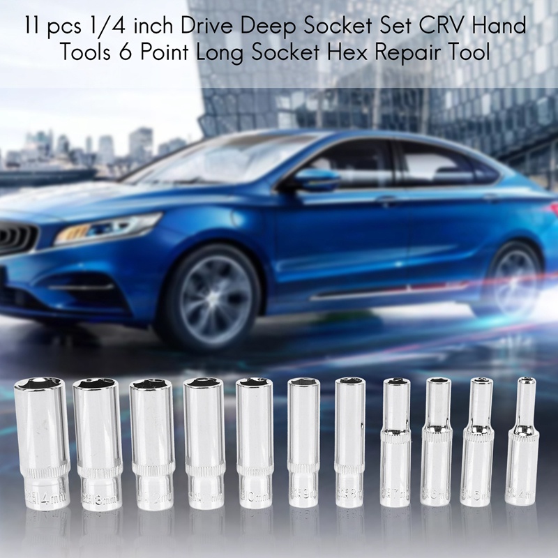 11 Dụng Cụ Sửa Chữa 1 / 4 inch Cầm Tay 6 Điểm